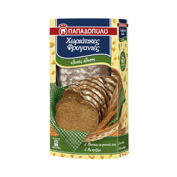 Landbrot mit Vollkorn (240g) Papadopoulos - Araxxon
